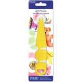 Cake Company Designwieltjes, kunststof, geel, 15 x 1 x 1 cm