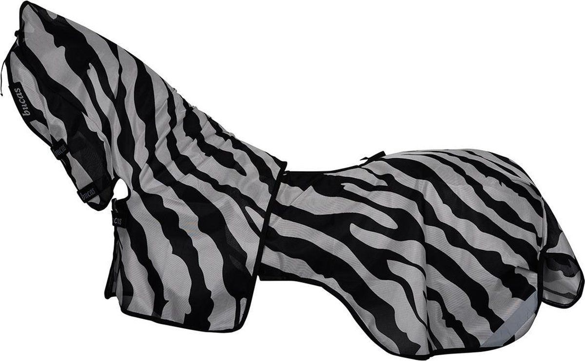 Bucas Buzz-Off Riding Zebra 183 Zebra - Vliegendeken