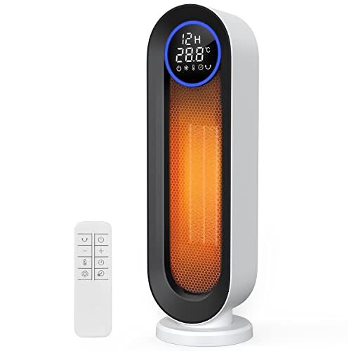 COOCHEER Keramische ventilatorkachel - 2000 W - 3 bedrijfsmodi - eco-elektrische verwarming - energiebesparend - 100 graden oscillatie - voor thuis en op kantoor