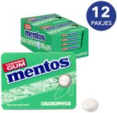 Mentos suikervrije kauwgom - Chlorophyl - 12 blisters