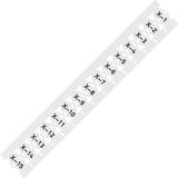 WAGO 211-835 Kabelmarkeringssysteem, 25 x 10 mm, Wit, 500 stuks