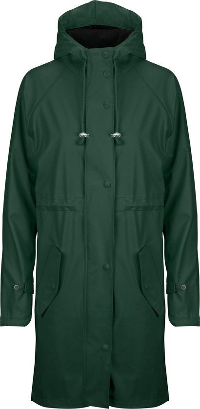 Ralka Mizzle Regenjas Dames - Donkergroen Maat 36
