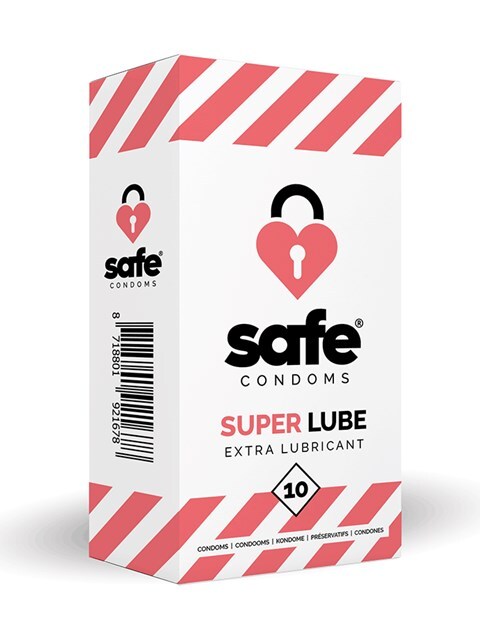 Safe condooms Safe Superlube condooms Inhoud: 10 stuks