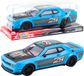 LEAN TOYS Voiture de course sport à propulsion arrière bleu