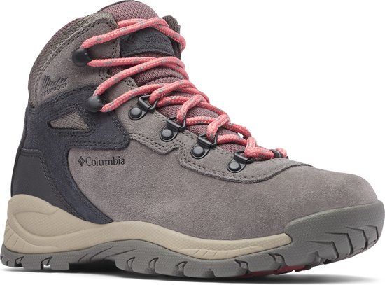Columbia NEWTON RIDGE™ PLUS WATERPROOF AMPED Women's Hiking Shoes - Stratus, Canyon Rose - Size 40
