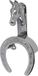 Horka Hoofdstelhanger Paardenhoofd ZILVER