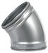CasaFan Verbindingsstuk, boog van 45°, type B45, nominale diameter 200 mm