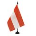 AZ FLAG Tafelvlag Oostenrijk 21x14 cm Polyester 100D Plastic Voet