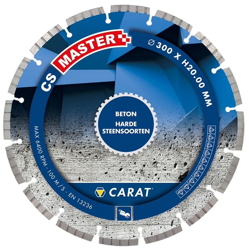 Carat diamantzaag beton ø400x25 40mm cs master