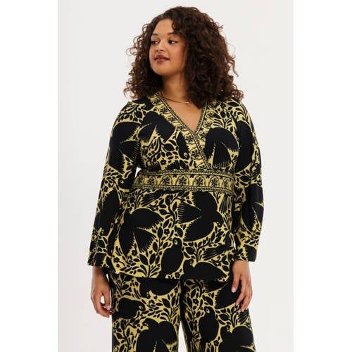 YOEK tuniek Plus Size - geel
