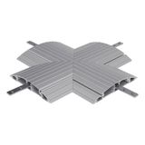 DATAFLEX Addit kabelgoot, kruisverbinding 472, zilver