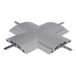 DATAFLEX Addit kabelgoot, kruisverbinding 472, zilver