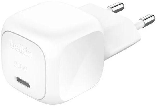 Belkin USB-C Wandlader 20W – Compact en krachtig opladen - Wit
