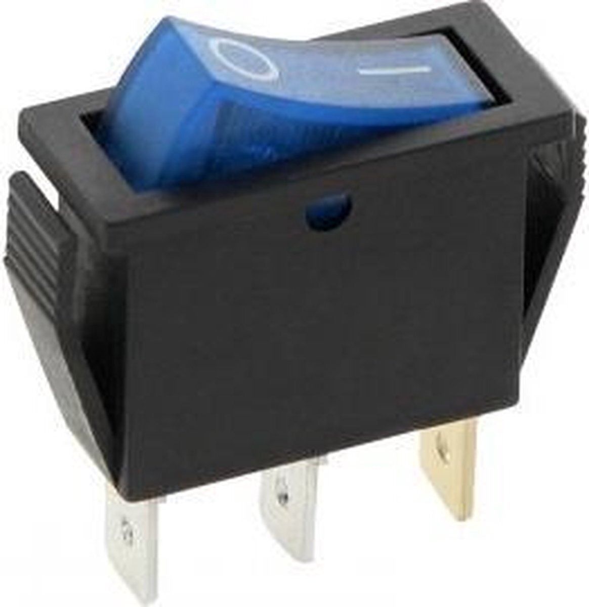 ABC-LED Schakelaar - blauw - 250 volt - 20A - verlicht