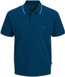 JACK&JONES JPRBLAWESTON SS POLO JNR Jongens Polo Estate Blue Katoen Maat 140