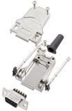 Amphenol L17DTZF09-LJS-RG+L77DE09SST D-sub female connectorset 180 ° Aantal polen: 9 Schroeven 1 stuk(s)