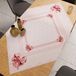 PETTI Artigiani Italiani - Middenstuk, tafelloper in de keuken, moderne tafelloper met digitale print, roze strik, 100% Made in Italy