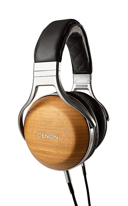 Denon AH-D9200 Headphones - Wired - Over-Ear - Black, Stainless Steel