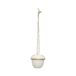Suspension, porcelaine, gland, blanc et or