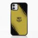 FC Barcelone Coque de Téléphone 3D Officielle Noire et Jaune