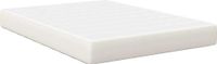 vidaXL Bedmatras met matras Crème 160 x 200 cm Stof