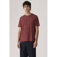 Levi's regular T-shirt donkerrood