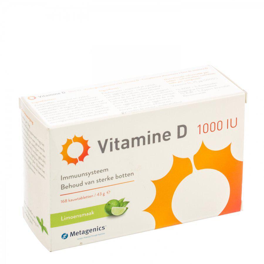 Metagenics Vitamine D 1000IU Tabletten 168st