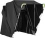 VEVOR Tente de garage pour moto, Housse de moto 3460x1375x1900 mm, Garage à moto avec serrure de sécurité, Tente pliante Oxford 600D, Housse de moto résistante aux intempéries avec fenêtres de ventilation, Noir