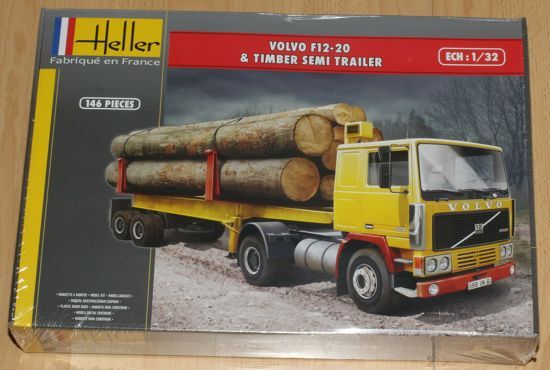 Heller Volvo F12-20 & timber semi trailer