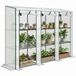 Outsunny Serre de jardin PE 215x46x151cm Blanc