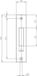 Lips SPT1287 Sluitplaat voor slot 1287/4