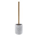 Douceur d'intérieur Toiletborstel (diameter 10 x 36,5 cm) barnsteen, bedrukt keramiek en bamboe