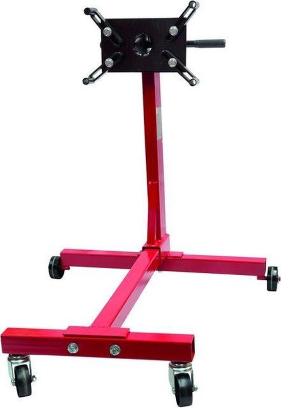 RODAC motorbloksteun 450 Kg Zwart, Rood Metaal 89.8 cm