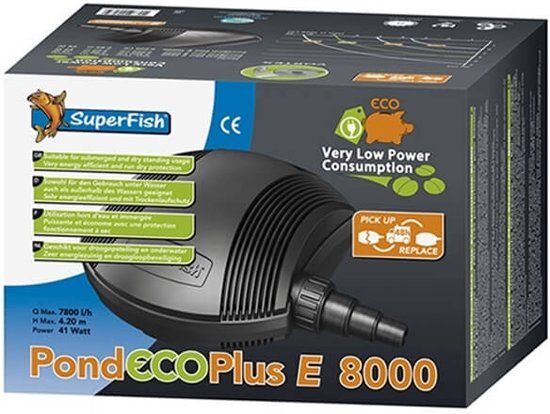 SuperFish Pond Eco Plus E 8000