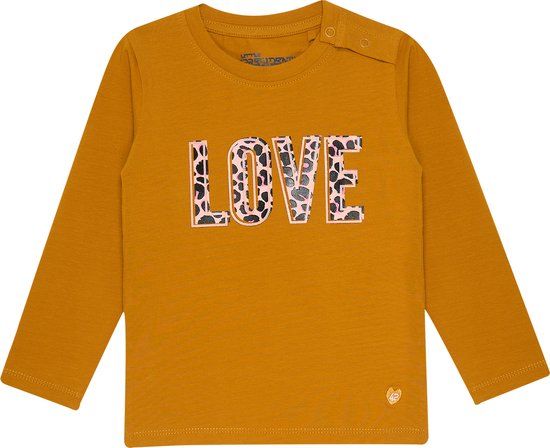 4PRESIDENT Bibi Yellow Lange Mouw Ronde Hals Katoen Elastaan Casual Kinderen Vrouwen 128