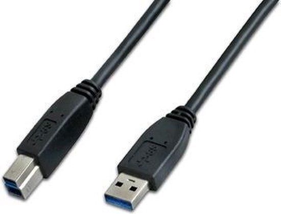 Triotronik USB 3.0 A-B MM 1.8 SW USB-kabel 1,8 m Zwart