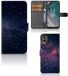 Nokia C32 Étui Livre Étoiles