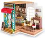 Robotime Houten Poppenhuis Bouwpakket - Miniatuur Koffiehuisje - Bruin