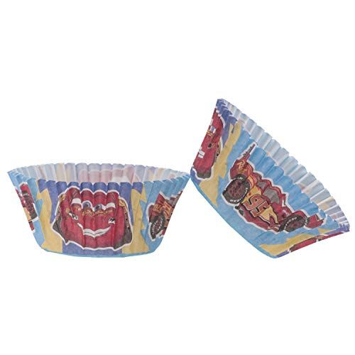 deKora - Cupcake-capsule Cars Lightning McQueen - 25 stuks - rood (339267)