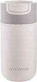 Muitomas Never Fall Down Waterfles - anti-val zuignapsysteem - Antislipgreep - Thermische constructie - 350ml - Wit