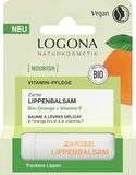 Logona Nourish Zachte biologische lippenbalsem oranje