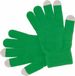 Merkloos / Sans marque Makito Western Europe Touchscreen smartphone handschoenen - groen - volwassenen/kinderen - acryl - one size S/M