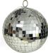 Othmar Decorations discobal kerstballen - zilver - 15 cm - kunststof