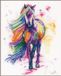 Lanarte Borduurpakket - Wandeling in regenboogkleuren - 29 x 40cm
