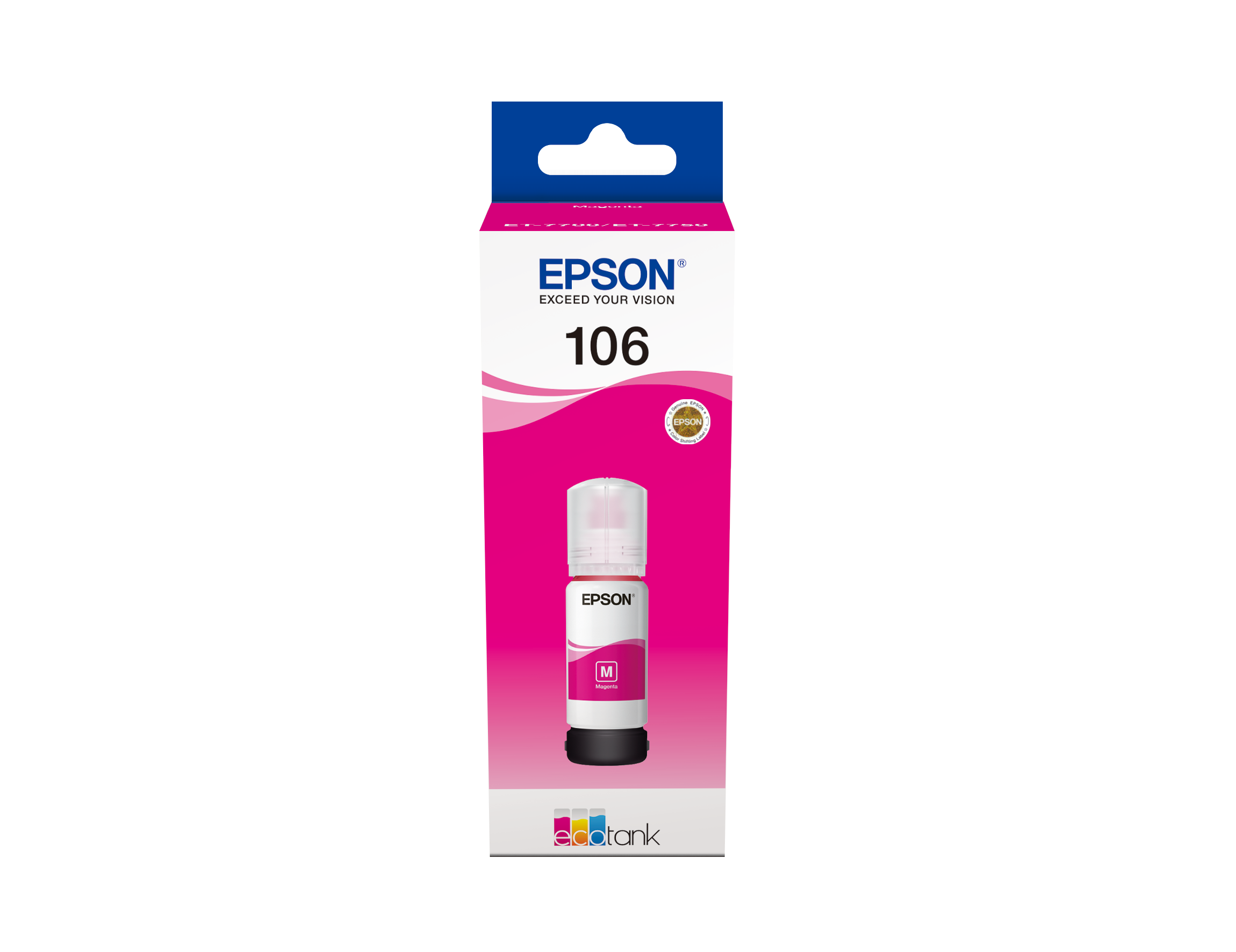 Epson 106 EcoTank Magenta ink bottle single pack / magenta
