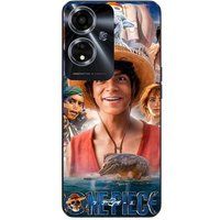 Maniacase Etui Oppo A59 5G poster Luffy One piece