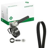 INA 529 0514 10 V-riesriemenset 1113 mm 6-ribben, compatibel met VW Golf VI 5K1 06J260849D 06J903133A 06J903133D