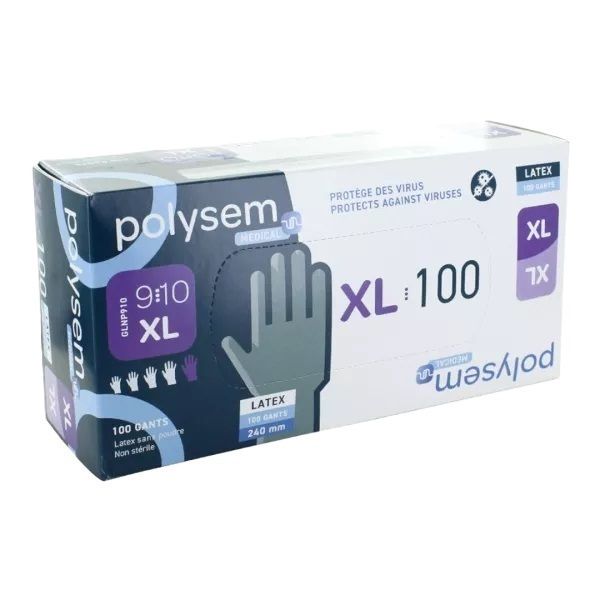 polysem Latex handschoenen XL - 100 stuks