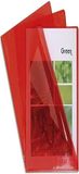 Exacompta Pak van 100 L mappen - gladde PVC 13/100e - A4 - Rood - 661275E