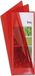 Exacompta Pak van 100 L mappen - gladde PVC 13/100e - A4 - Rood - 661275E